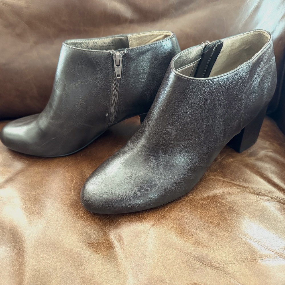 NEW Life Stride Soft System Brown Parigi Ankle Booties Sz 11W